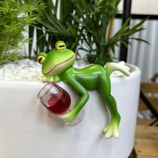 🐸Frühling Heißer Verkauf 50% Rabatt🍃Frosch-Blumentopf-Hänger-Ornament