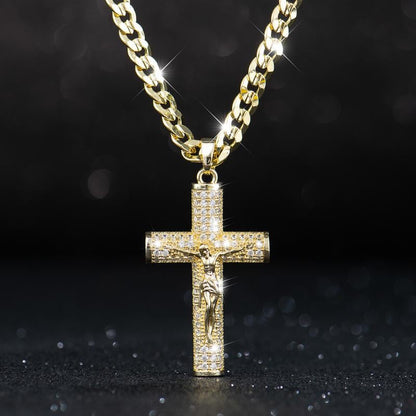 🎉FEIERTAGSEINKAUF SALE✝️Jesus-Kruzifix-Anhänger-Halskette