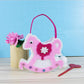 DIY-Nähset für Kinder aus Filz, um eine Handtasche zu basteln