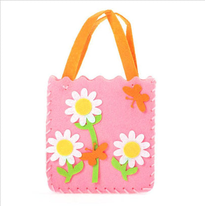 DIY-Nähset für Kinder aus Filz, um eine Handtasche zu basteln