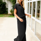 Damen 2 Stück Sommer-Outfit-Atmungsaktiv & Falten resistent Sweatsuits Set