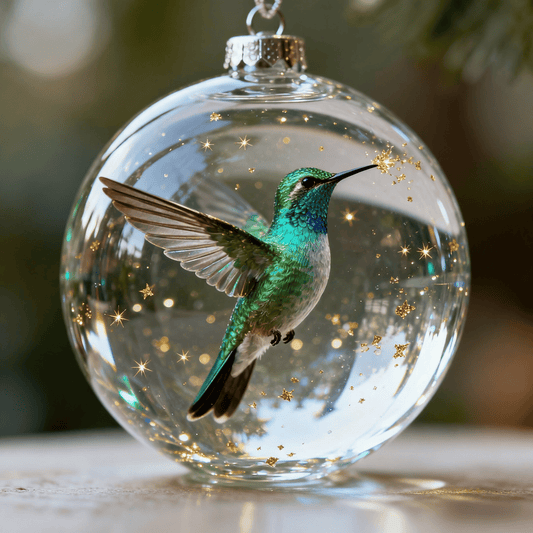 🔥LETZTER TAG 60 % RABATT🐦Nature's Birds Kristallglas-Ornament-Geschenkset