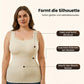 👚50% RABATT!🔥Damen Thermo-Tanktop mit U-Ausschnitt – Integrierter BH, Nahtlos & Perfekt zum Unterziehen🏃‍♀️