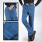 Gerade geschnittene Herrenjeans mit hoher Taille