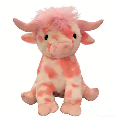 💖Valentinstags-Sonderangebot: 60% Rabatt!🐮Niedliches rosa Hochlandkuh-Plüschtier