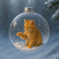 🔥WEIHNACHTSVERKAUF 50 % RABATT🎄2026 Cat Wonders Collection Kristallglas-Ornament