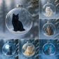 🔥WEIHNACHTSVERKAUF 50 % RABATT🎄2026 Cat Wonders Collection Kristallglas-Ornament