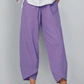 👖Jetzt 50 % Rabatt!✨Vintage-Hose mit asymmetrischem Gummibund und Taschen – Einzigartiges Design, bequeme Passform und funktionaler Stil🌸