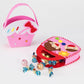 DIY-Nähset für Kinder aus Filz, um eine Handtasche zu basteln