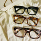 🎁Letzter Tag✨👓Schildpatt-Lesebrille – Große quadratische Lesebrille mit Blaulichtfilter