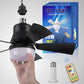 🌀 50% RABATT! ⏳ 40W LED-Deckenventilator mit Licht & Fernbedienung – Ultra-leise, 52 cm & E27-Fassung – Perfekt für Schlafzimmer, Küche oder Garage – inklusive B22-Adapter 🔥