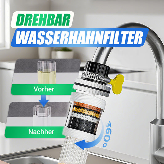 🔥Kaufen Sie eins und erhalten Sie eins gratis🔥Wasserhahnfilter – Verbessern Sie die Qualität Ihres Leitungswassers