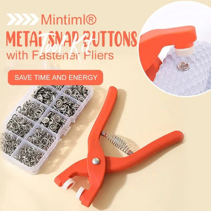 🔨 Metall-Druckknopf-Werkzeugset – Einfach, langlebig &amp; perfekt für Winter-DIY-Projekte! ❄️