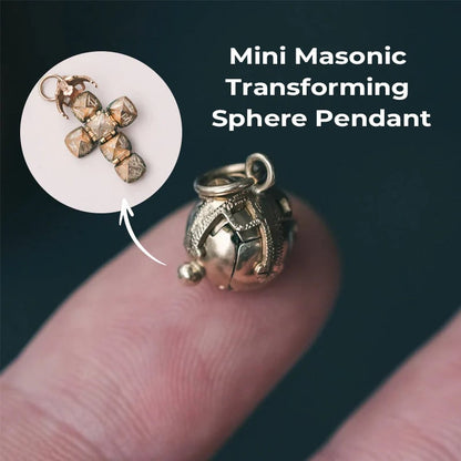🔥Mini-Freimaurer-Transformationskugel-Anhänger