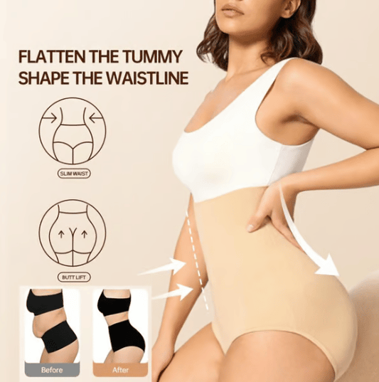 🔥Kaufen Sie 1 und erhalten Sie 1 gratis🔥 50% Rabatt👙 Bauchfreie Shapewear-Höschen mit hoher Taille