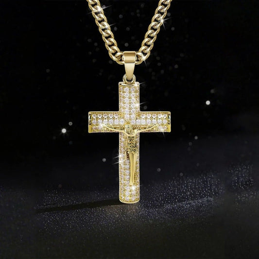 🎉FEIERTAGSEINKAUF SALE✝️Jesus-Kruzifix-Anhänger-Halskette