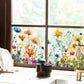 ✨LETZTER TAG VERKAUF 50 % RABATT!💐Bunter Blumenstrauß-Fensteraufkleber🖼️