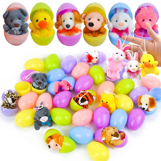 Mit Plüschtieren gefüllte Ostereier 🎁🎁🎁 Diese sind voller Überraschungen und eine tolle Wahl!🥳
