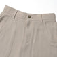 Damen Palazzo-Hose aus Baumwoll-Leinen-Mischgewebe, sommerlich fließend, weit geschnitten, gerades Bein, mit Tasche, lässige, einfarbige Loungehose mit weichem, elastischem Bund und hohem Bund.