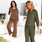 🎁Heißer Verkauf 70% RABATT⏳2-teilige Outfits für Damen, lässige Langarm-Trainingsanzüge