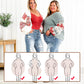 Bauchweg-Jeans im Used-Look mit Bündchen