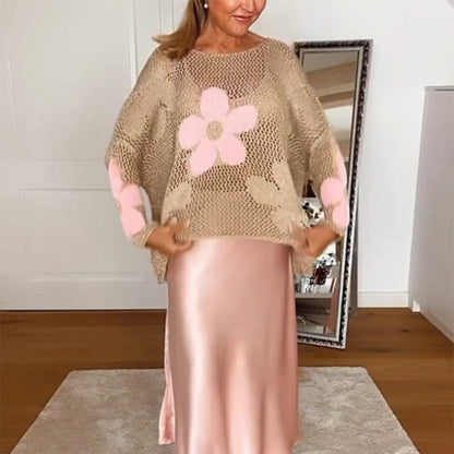 🌼50% Rabatt👚 Damen Sommerpullover mit Hohlsaum