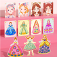 🎁🎄Weihnachtsangebot: 70% Rabatt!💝Fantasy 3-in-1 Prinzessinnen-Anzieh- und Schminkspielset💅