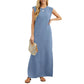 ⏳Letzter Tag: 50% auf💥Damens Sommerkleid aus Baumwolle – Knitterfrei, Loose Fit mit Seitenschlitz – Bequem & Elegant in 6 Farben