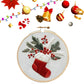 🎁Weihnachts-Stick-Set für DIY Handarbeit - Kreatives Bastelset für festliche Stickereien