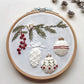🎁Weihnachts-Stick-Set für DIY Handarbeit - Kreatives Bastelset für festliche Stickereien