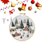 🎁Weihnachts-Stick-Set für DIY Handarbeit - Kreatives Bastelset für festliche Stickereien