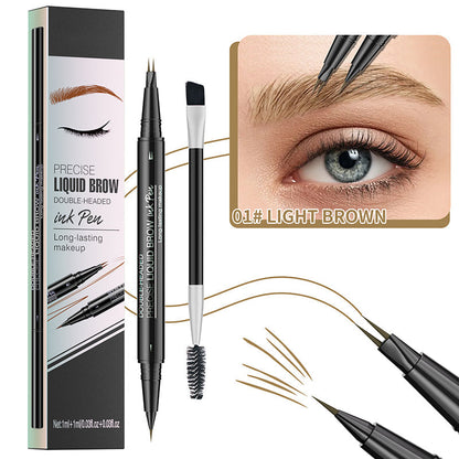 ✨🔥Neujahrsangebot 2025🔥2-in-1-Microblading-Augenbrauenstift mit zwei Enden