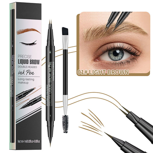 ✨🔥Neujahrsangebot 2025🔥2-in-1-Microblading-Augenbrauenstift mit zwei Enden
