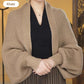 Gestrickter weicher Schal Cardigan für Frauen