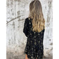 💖Große Aktion!🔥Damenkleid mit V-Ausschnitt und Print
