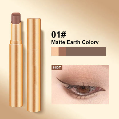 💄✨3 Farben in einem Stift – Kreiere mühelos vielfältige Augenblicks-Looks!🎨🌟Professionelle Qualität, langanhaltend & vegan