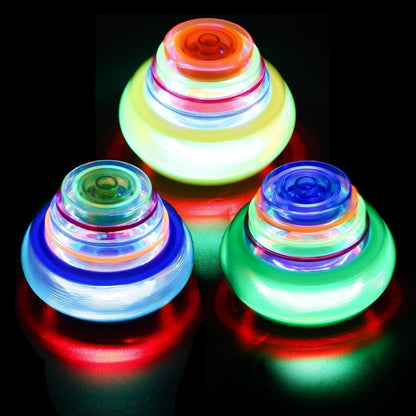 Musikblinkende Kreisel-Spielzeug mit Abwurfvorrichtung 🎁Bestes Geschenk für Kinder