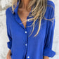 🔥HEISSER VERKAUF 49% RABATT🔥Zweiteiliges Set aus lässigem Langarmshirt und Shorts für Damen