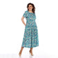 🎉Begrenzte Zeit 49% Rabatt💥 Chiffonkleid mit Sommermuster