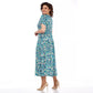 🎉Begrenzte Zeit 49% Rabatt💥 Chiffonkleid mit Sommermuster