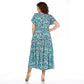 🎉Begrenzte Zeit 49% Rabatt💥 Chiffonkleid mit Sommermuster