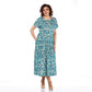 🎉Begrenzte Zeit 50% Rabatt💥Chiffonkleid mit Sommermuster