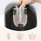 🍃Natürliches Clip-on-Haarteil mit teilweisem Pony