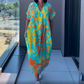 🌸Frühjahrsangebote💐 Lässiges elegantes bedrucktes V-Ausschnitt Kleid für Damen