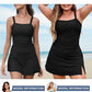 🏖️Sommer Schlussverkauf 50% RABATT💝 Damen Vintage Bauchkontrolle Zweiteiliger Tankini Badeanzug