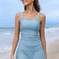 🏖️Sommer Schlussverkauf 50% RABATT💝 Damen Vintage Bauchkontrolle Zweiteiliger Tankini Badeanzug