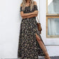 💥Befristetes Angebot: 50% Rabatt auf Bestellungen🌸💐Elegantes, schulterfreies Kleid mit Blumenmuster für Damen