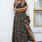 💥Befristetes Angebot: 50% Rabatt auf Bestellungen🌸💐Elegantes, schulterfreies Kleid mit Blumenmuster für Damen
