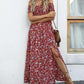 💥Befristetes Angebot: 50% Rabatt auf Bestellungen🌸💐Elegantes, schulterfreies Kleid mit Blumenmuster für Damen