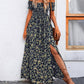 💥Befristetes Angebot: 50% Rabatt auf Bestellungen🌸💐Elegantes, schulterfreies Kleid mit Blumenmuster für Damen